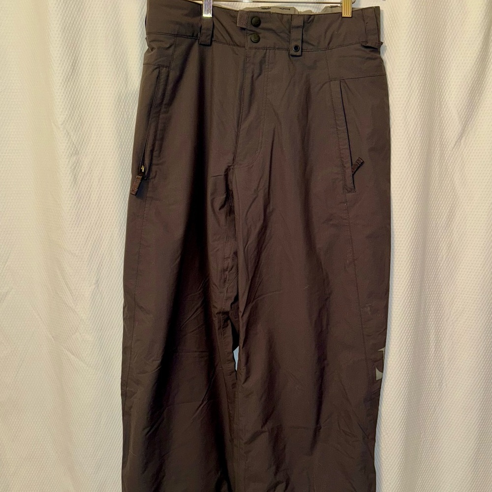 Men's Grey Burton Snowboarding Pants Large